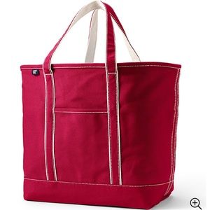 Lands End Extra Large 5 Pocket Tote Bag